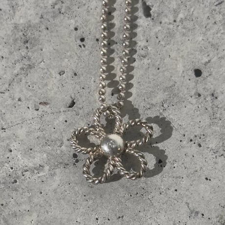 Silver Flower Necklace
