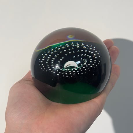 Green Ball Glass