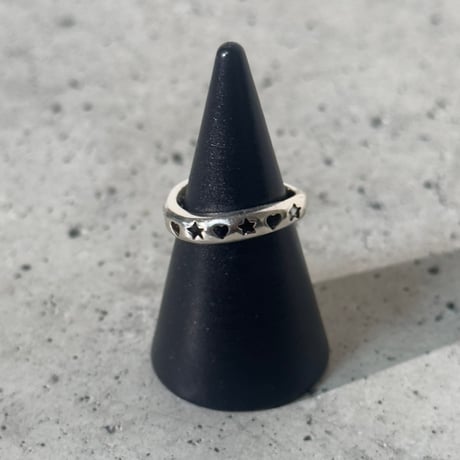 Heart Star Ring