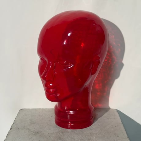 Red Mannequin Head