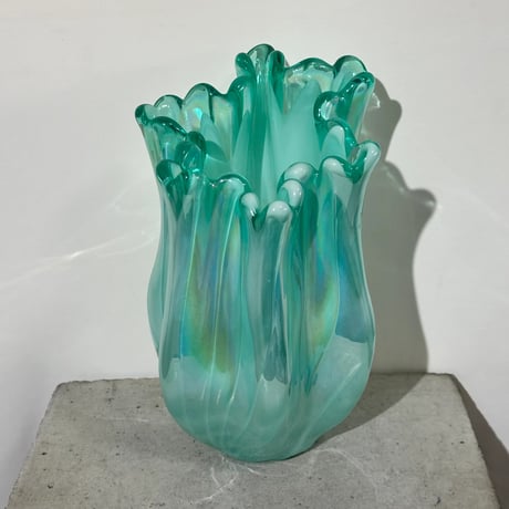 Green Aurora Vase