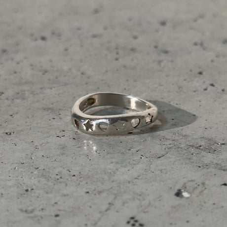 Heart Star Ring