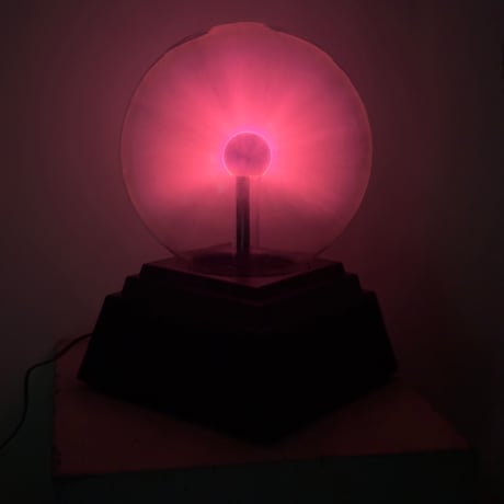 Red Plasma Lamp