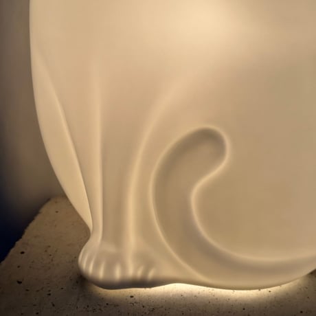 Ceramic Cat Lamp