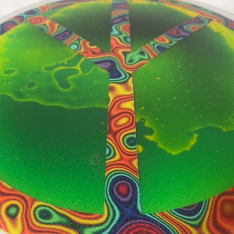 Liquid Rainbow Peace Mat
