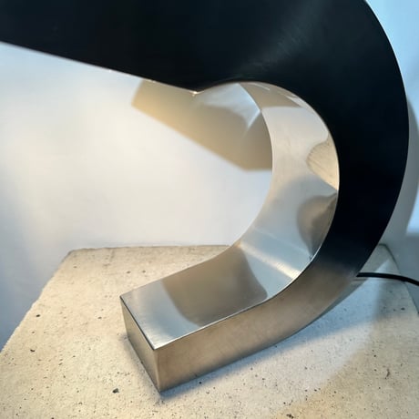 Silver Curve Lamp