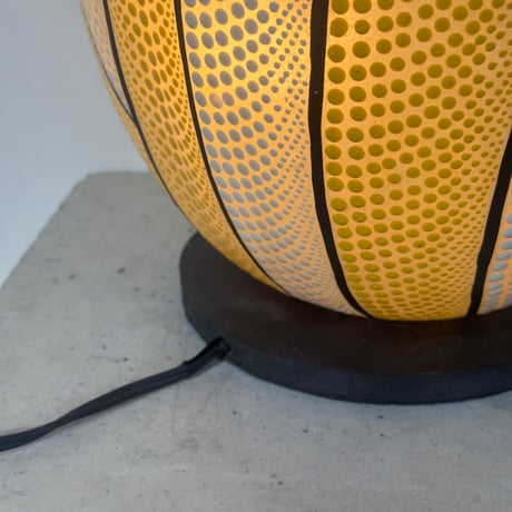 Yellow Dot Egg Lamp