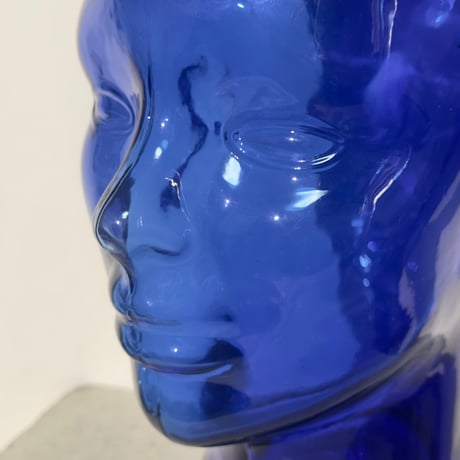 Blue Glass Head