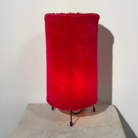 Red Fur Lamp