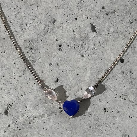 Blue Heart Necklace