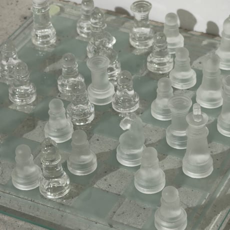 Glass Chess Board