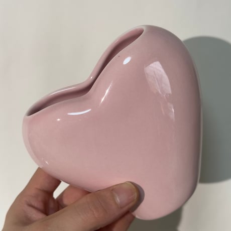 Pink Heart Vase