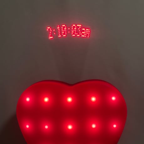 Heart Message Clock