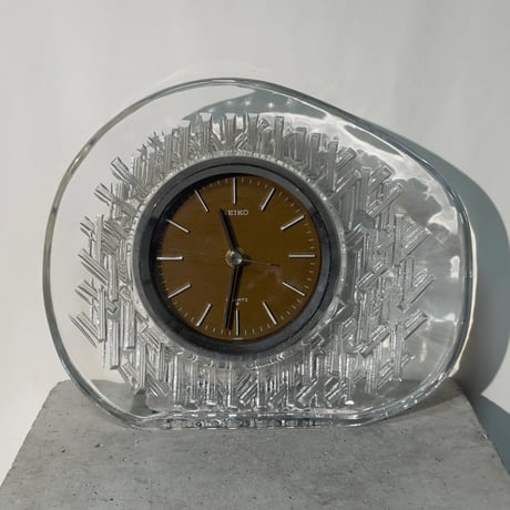 Ice Glass Clock