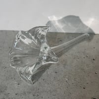 Glass Lily Vase