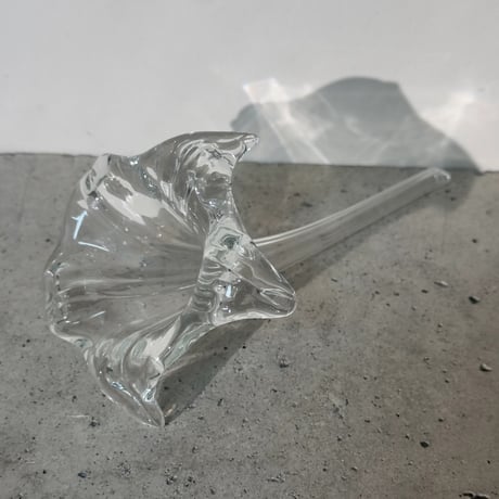 Glass Lily Vase