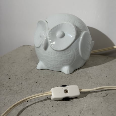 Ceramic Owl Lamp