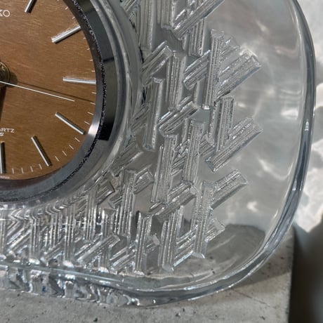 Ice Glass Clock