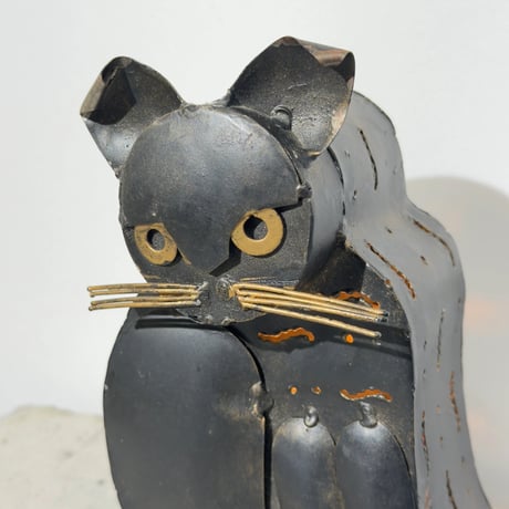 Tin Cat Lamp