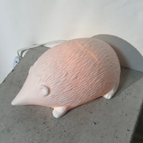 Ceramic Hedgehog Lamp