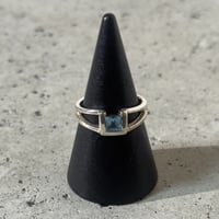 Aqua Cube Ring