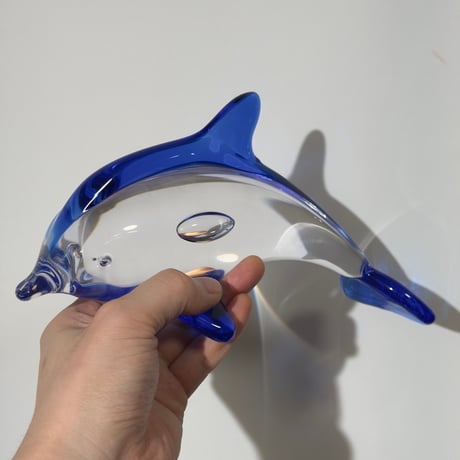 Glass Dolphin Sculpture