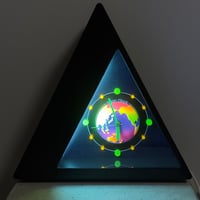 Triangle Neon Clock