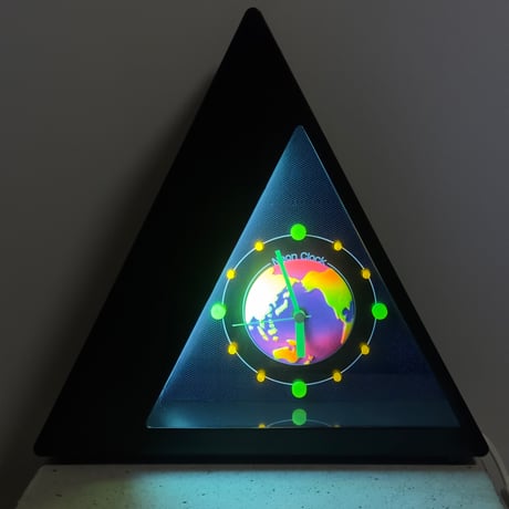 Triangle Neon Clock