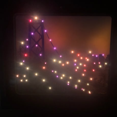 Neon City  Light & Clock