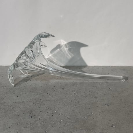Glass Lily Vase