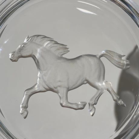 Horse Glass Plate