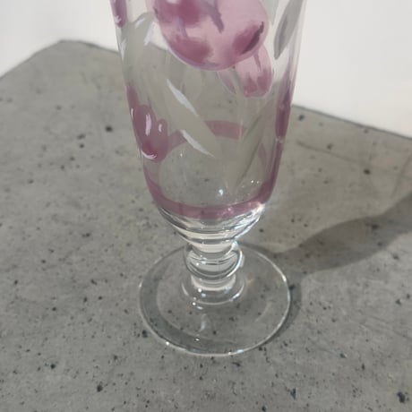 Retro Tulip Glass