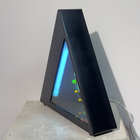 Triangle Neon Clock