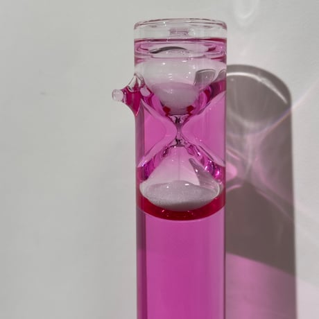 Pink Floating Hourglass