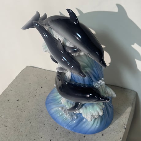 Dolphins Ceramic Sculpture