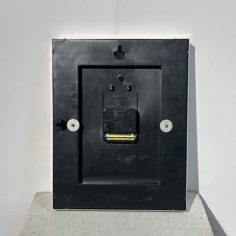 Silver Square Clock