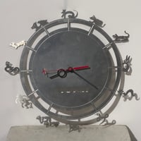 Zodiac Silver Clock