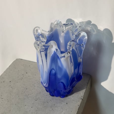 Blue Marble Vase