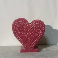 Pattern Heart Vase