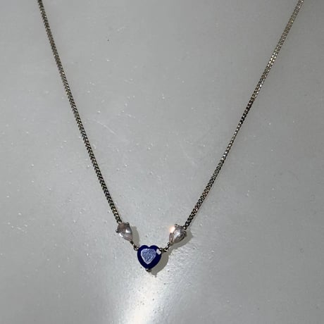 Blue Heart Necklace