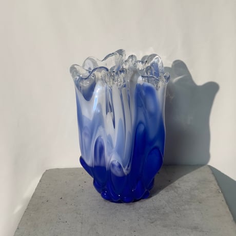 Blue Marble Vase