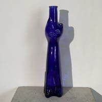 Blue Cat Vase