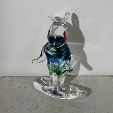 Surfing Rabbit Sculpture