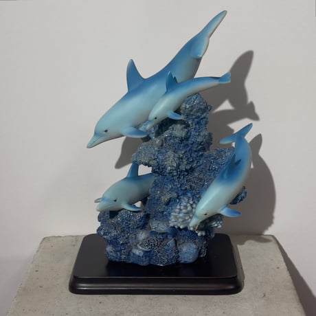 Dolphin Coral Sculpture