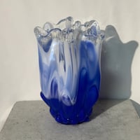 Blue Marble Vase