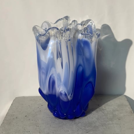 Blue Marble Vase