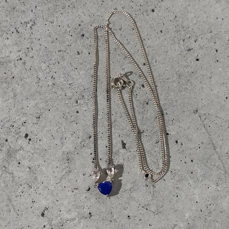 Blue Heart Necklace