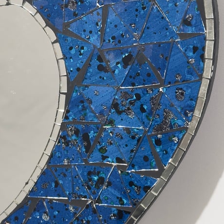 Blue Heart Mirror