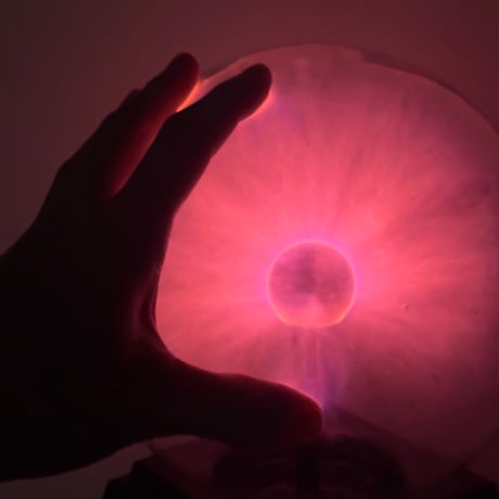Red Plasma Lamp