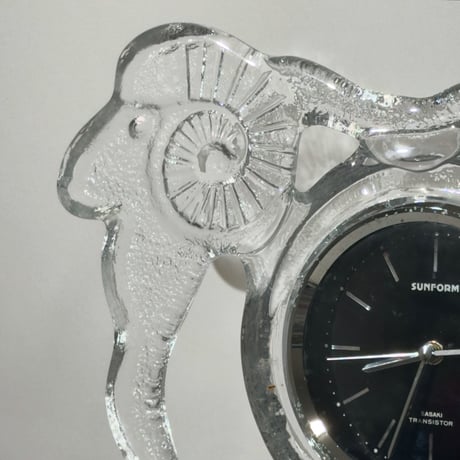 Glass Sheep Clock
